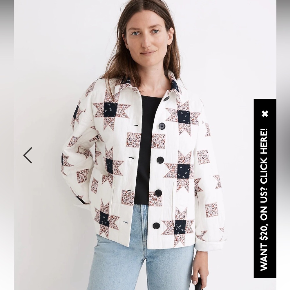 Madewell Shirt Jacket Patchwork SOLD OUT